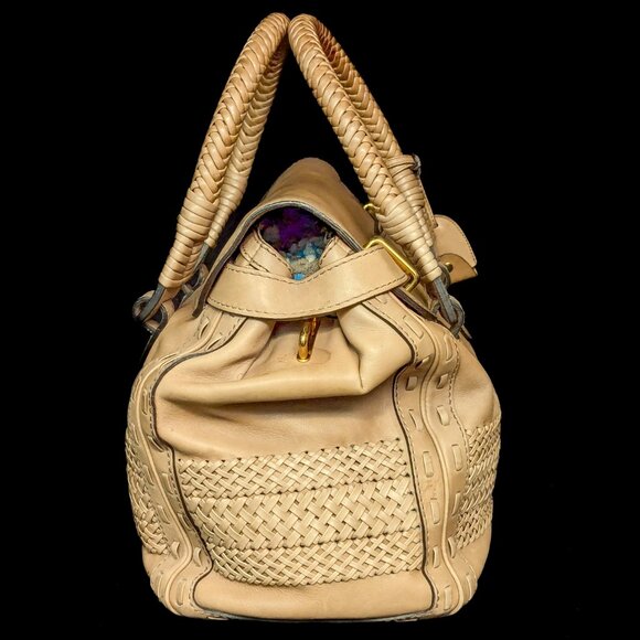 GUCCI Limited Edition Handmade Natural Leather Bag Large - UNICORN ALERT! - Picture 6 of 15